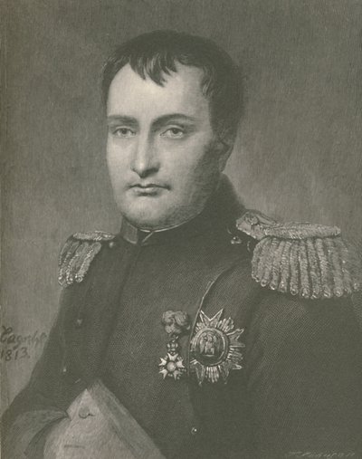 Napoleon in 1813, 1896 door T. Johnson