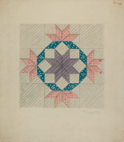 Patchwork Quilt Patroon door T. Joyce