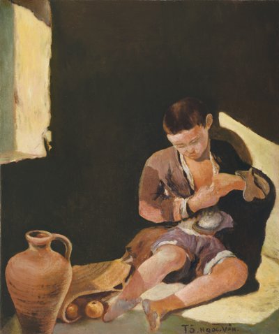 Droom van de volgende dag, c.1940 (olieverf op doek) door Tô Ng?c Vân