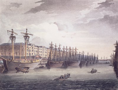 West India Docks door T. and Pugin A.C. Rowlandson