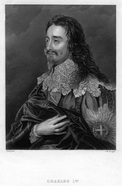 Karel I van Engeland, 19e eeuw door T. W. Knight