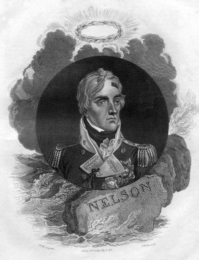 Lord Horatio Nelson, Engelse marinecommandant, 1816 door T. Wallis