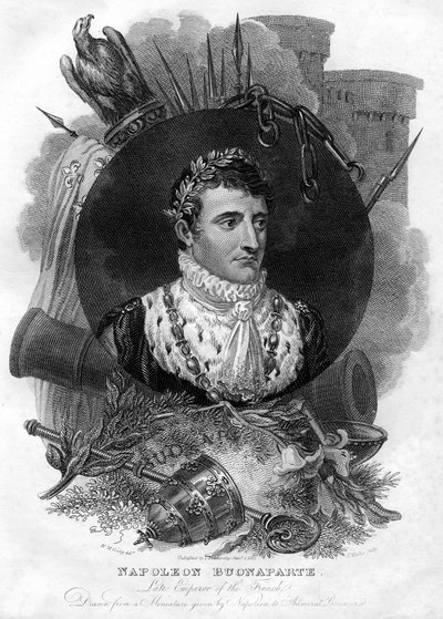 Napoleon I 1769-1821, Keizer van Frankrijk, 1816 door T. Wallis