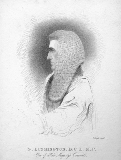 S. Lushington, D.C.L. M.P., ca. 1820 door T. Wright