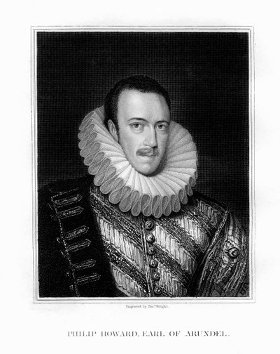 Sint Philip Howard, 20e graaf van Arundel, Engelse edelman, 1826 door T. Wright