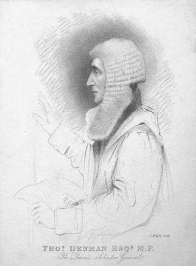 Thomas Denman Esq. MP., De koningin