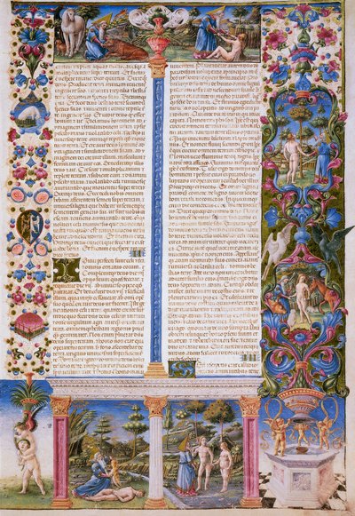 Boek Genesis, eerste volume van de Bijbel van Borso d