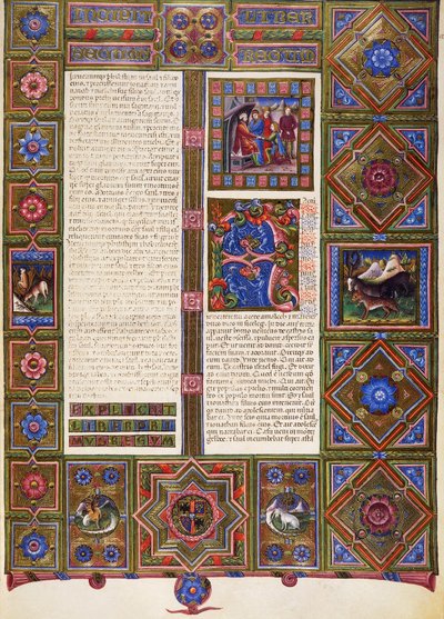Incipit uit het Tweede Boek van Samuel, uit Deel I van de Bijbel van Borso d
