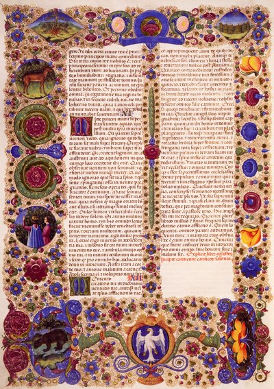 Eerste brief van Johannes, uit Volume II van de Bijbel van Borso d