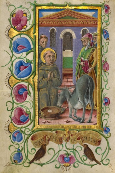 Sint Antonius van Padua door Taddeo Crivelli