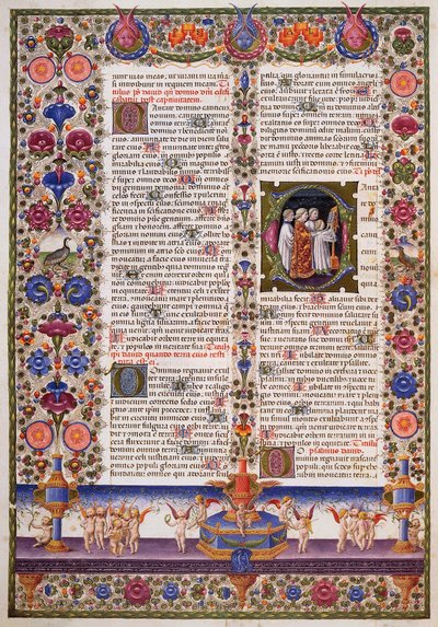 Het Boek der Psalmen, uit Deel I van de Bijbel van Borso d