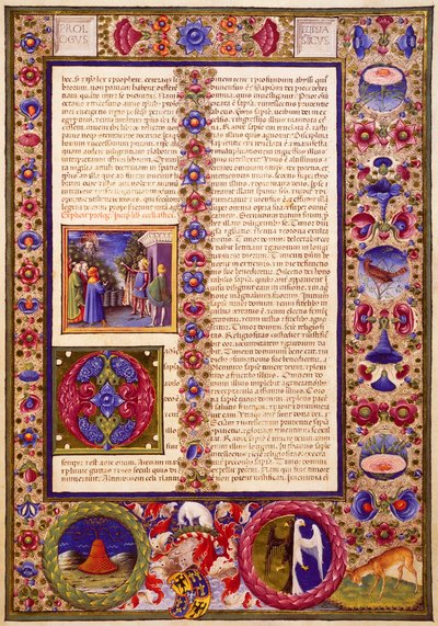 Het Boek Sirach, uit Volume I van de Bijbel van Borso d