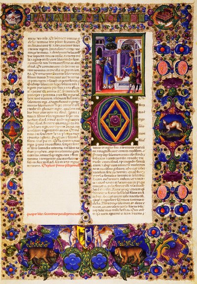 Het Tweede Boek van Kronieken, uit Deel I van de Bijbel van Borso d