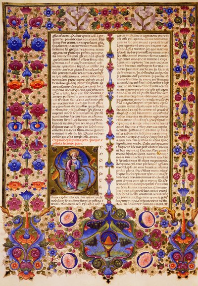 De tweede brief van Petrus, uit Deel II van de Bijbel van Borso d