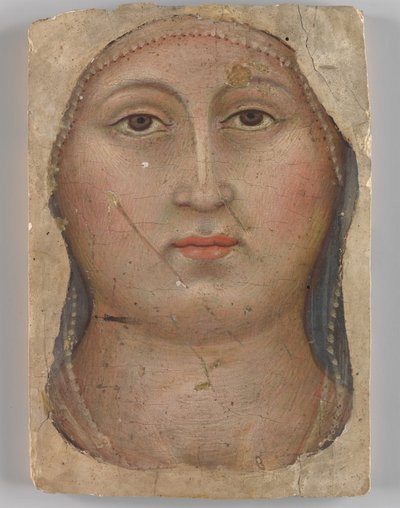 Hoofd van de Maagd, ca. 1397 door Taddeo di Bartolo