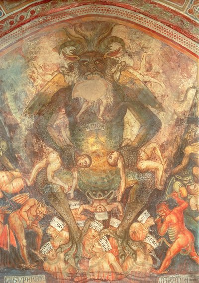 Het Laatste Oordeel (detail) door Taddeo di Bartolo