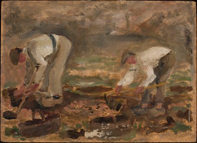 Werk op het veld door Tadeusz Makowski