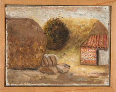Hooibergen door Tadeusz Makowski