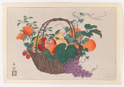Stilleven met Mand met Fruit, ca. 1930 door Taisu Taisu