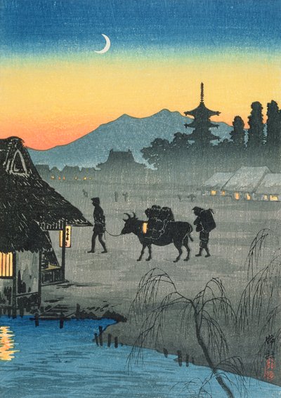 Terugkeer naar het Dorp, jaren 1930 door Takahashi Hiroaki