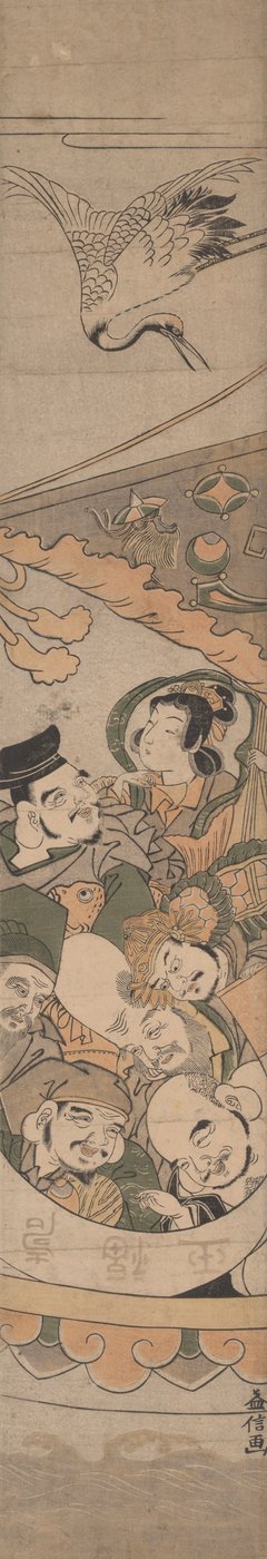 Zeven goden van geluk door Tanaka Masunobu