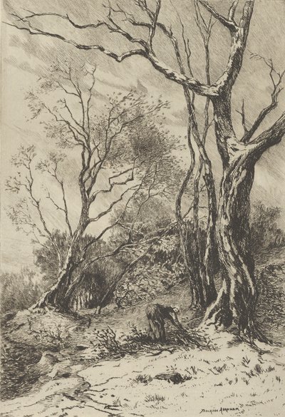 In de winter door Tancrède Abraham
