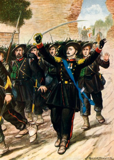 20 september 1870: Porta Pia - Doorbraak van de muren door Tancredi Scarpelli