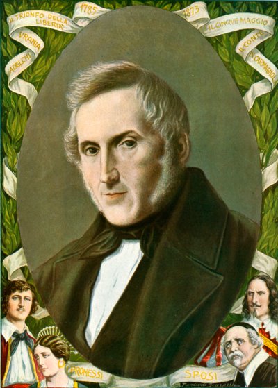 Alessandro Manzoni door Tancredi Scarpelli