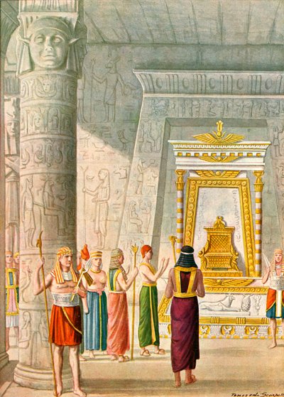 Egypte - Bewakers van de Tempel door Tancredi Scarpelli