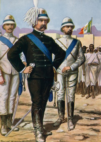 Generaal Antonio Baldissera, de hersteller van het Italiaanse prestige in Eritrea door Tancredi Scarpelli
