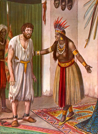 Ludovico de Varthema en de Sultana van Aden door Tancredi Scarpelli