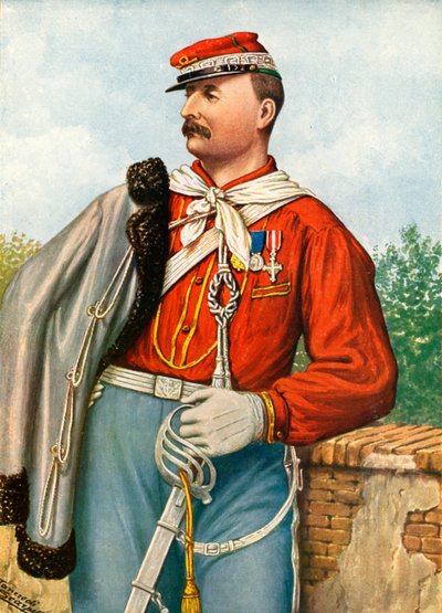 Nino Bixio, een van de dapperste metgezellen van Garibaldi door Tancredi Scarpelli