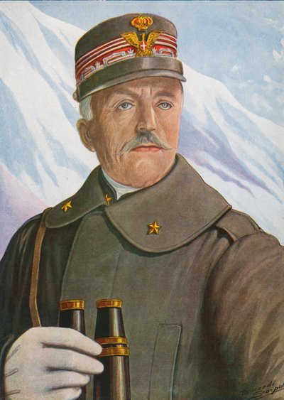 Generaal Luigi Cadorna door Tancredi Scarpelli