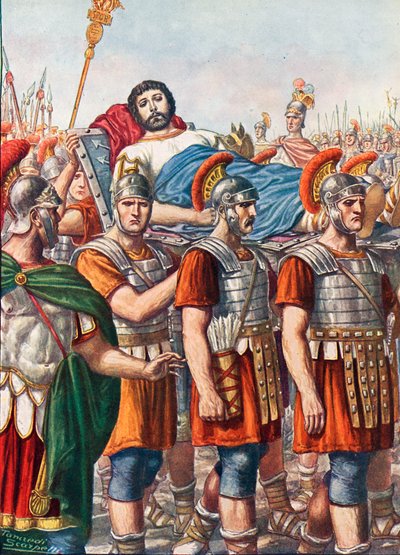 Het einde van keizer Julianus door Tancredi Scarpelli