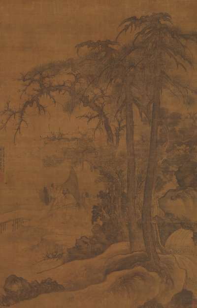 Terugkerende vissers, gedateerd 1342 door Tang Di