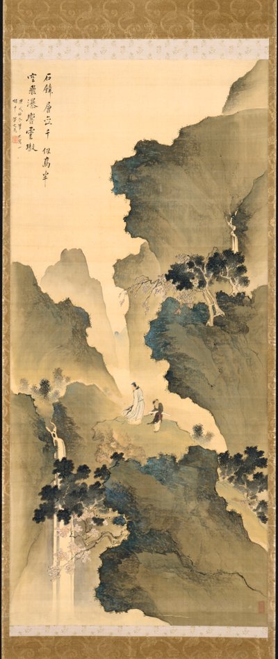 Een Waterval Bekijken, 1790 door Tani Bunch