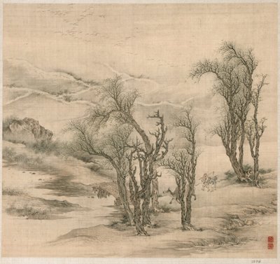 Terugkerende Boeren op een Lenteavond door Tao Hong