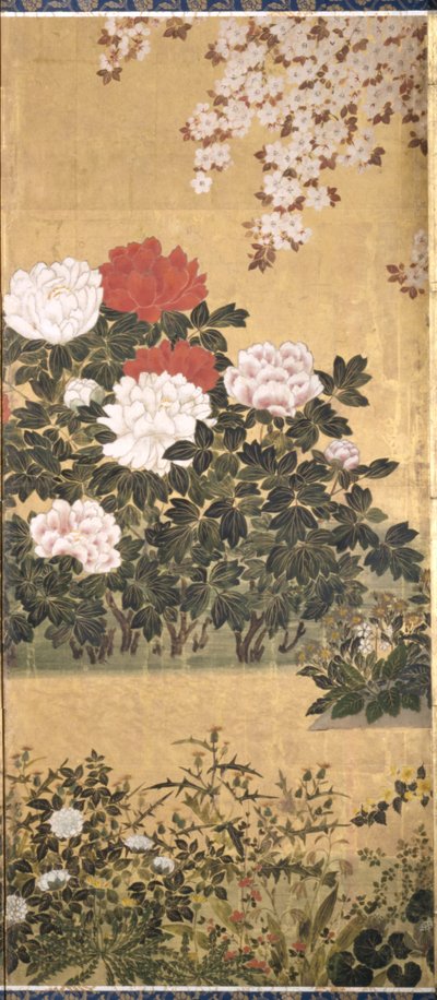 Bloemen En Vlinders door Tawaraya Sotatsu