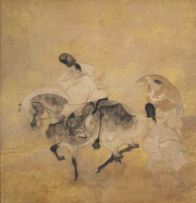 Oversteek bij Sano, ca. 1600-1640 door Tawaraya Sotatsu