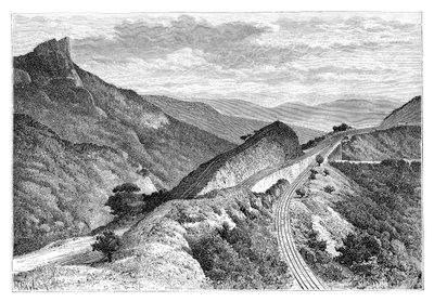 De Bhor Ghat, nabij Khandala, India, 1895 door Taylor