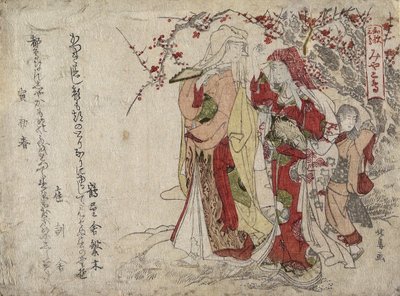 Meeuwen door Teisai Hokuba