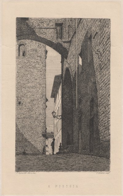 In Pistoia door Telemaco Signorini