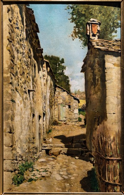 Boerderijgebouw in Settignano, c.1862 door Telemaco Signorini