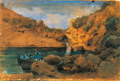 Sirenen badend in Sorrento door Teodoro Duclere