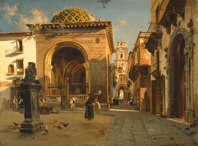 De Sedil Dominova Loggia in Sorrento door Teodoro Duclere