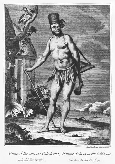Man van Nieuw-Caledonië door Teodoro Viero