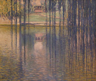 Wilgen aan het Meer, 1915 door Teodoro Wolf Ferrari