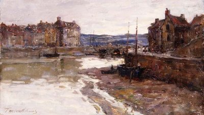 Vroege Ochtend, St. Valery en Caux, Normandië door Terrick Williams