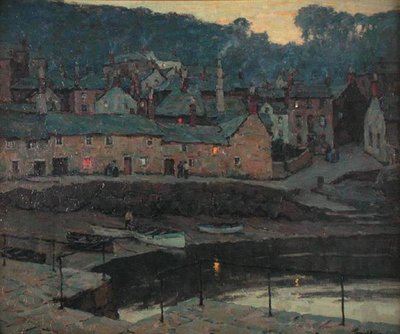 Avond, Mousehole, Cornwall door Terrick Williams