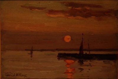 Zonsondergang, Concarneau, Bretagne door Terrick Williams